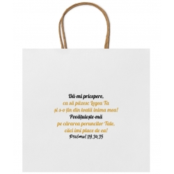 Punga hartie personalizata, Da-mi pricepere...